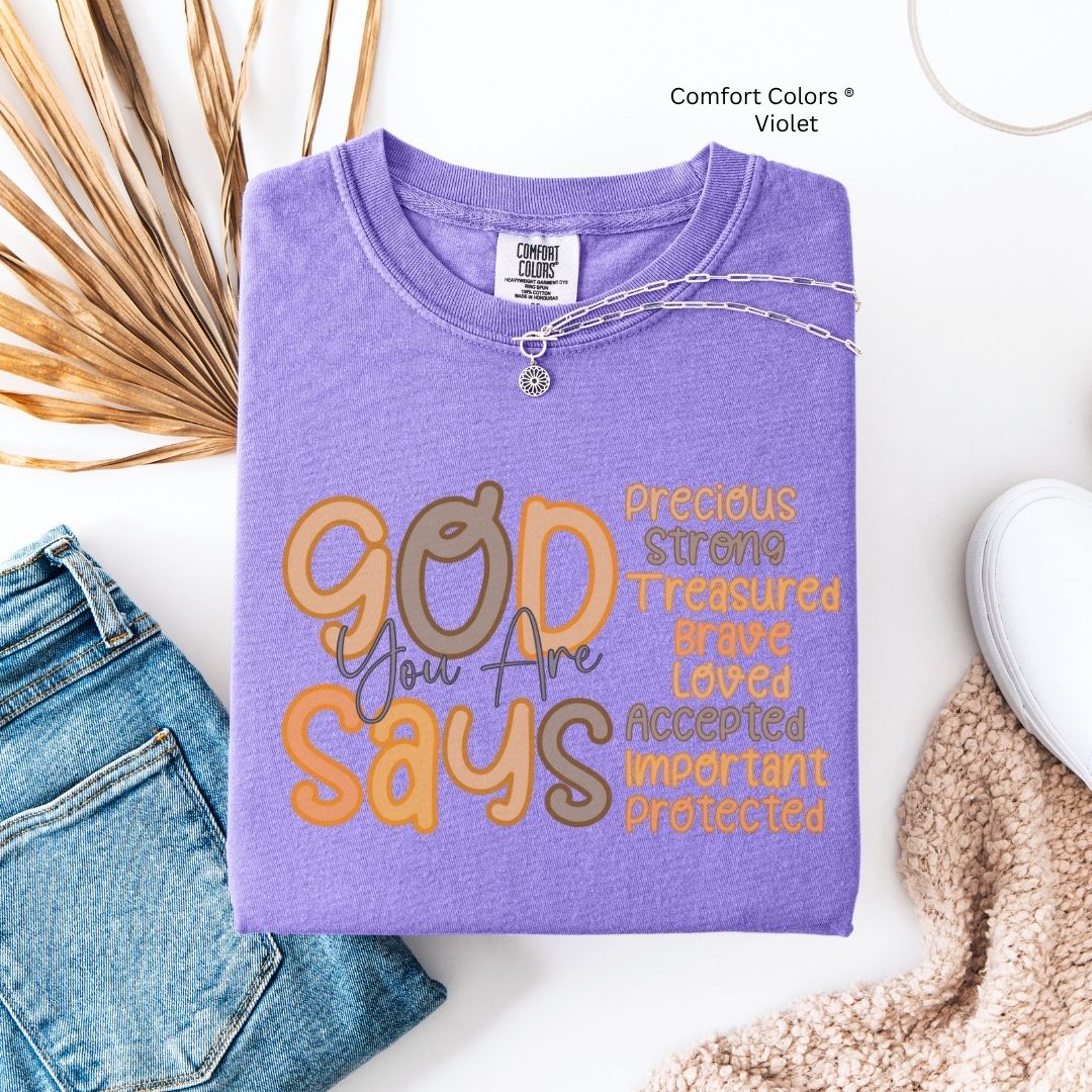 God Says You Are Fall Vibes Unisex T-Shirt -