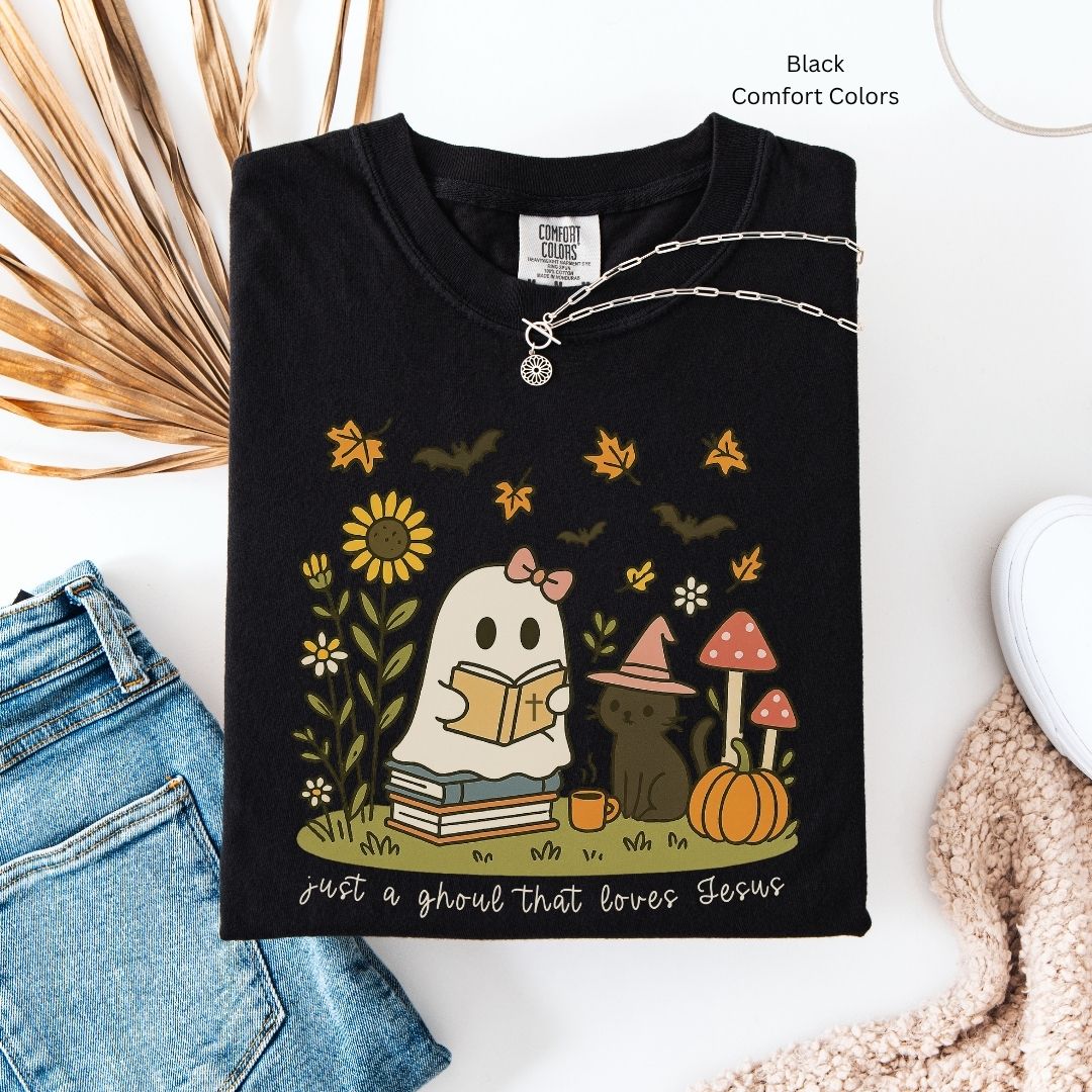 Just a Ghoul Ghost Unisex Tshirt