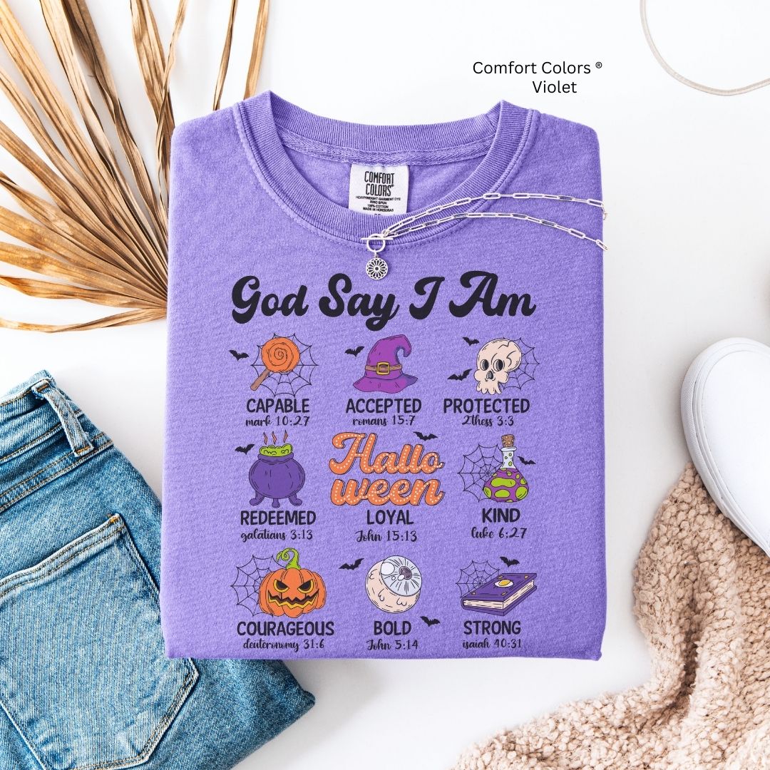 God Says I Am Halloween Unisex Tshirt