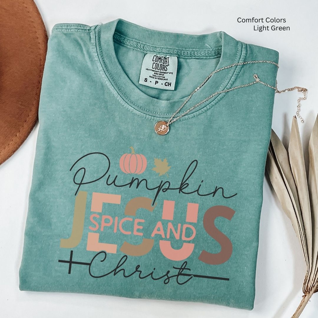 Pumpkin Spice and Jesus Unisex Tshirt