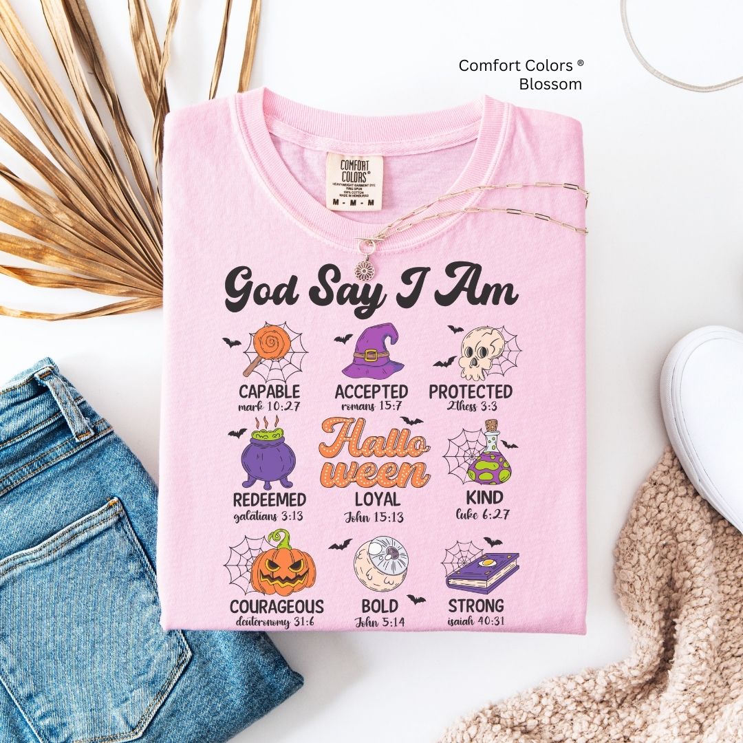 God Says I Am Halloween Unisex Tshirt