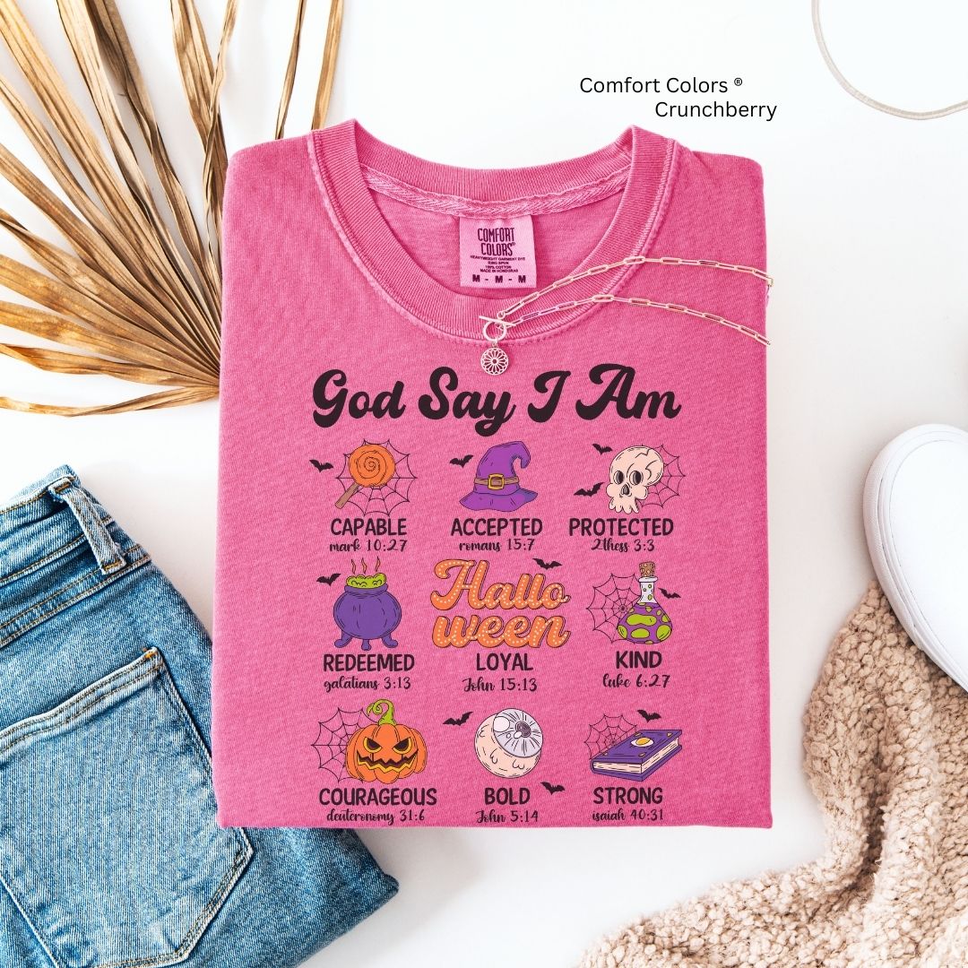 God Says I Am Halloween Unisex Tshirt