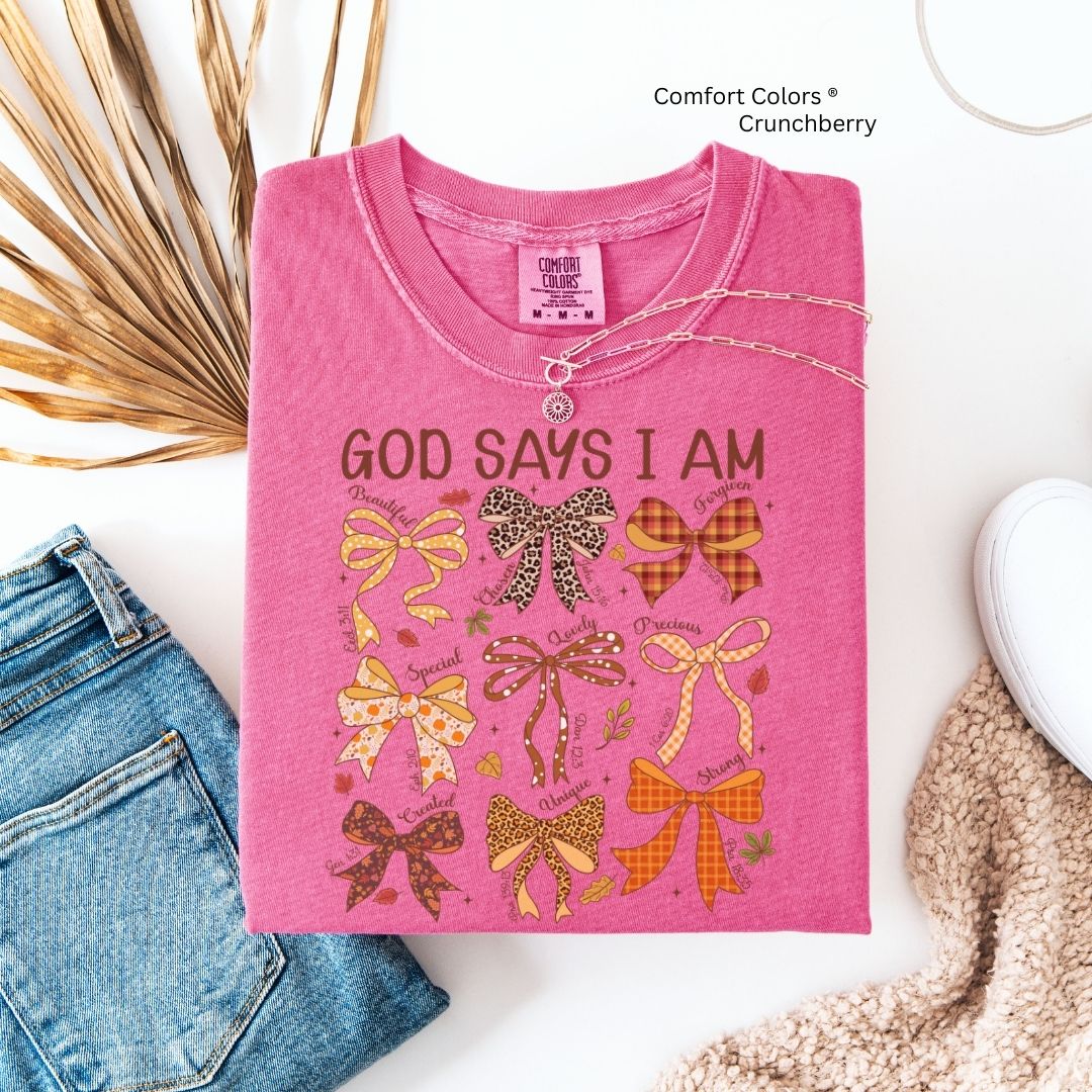 God Says I Am Unisex Tshirt