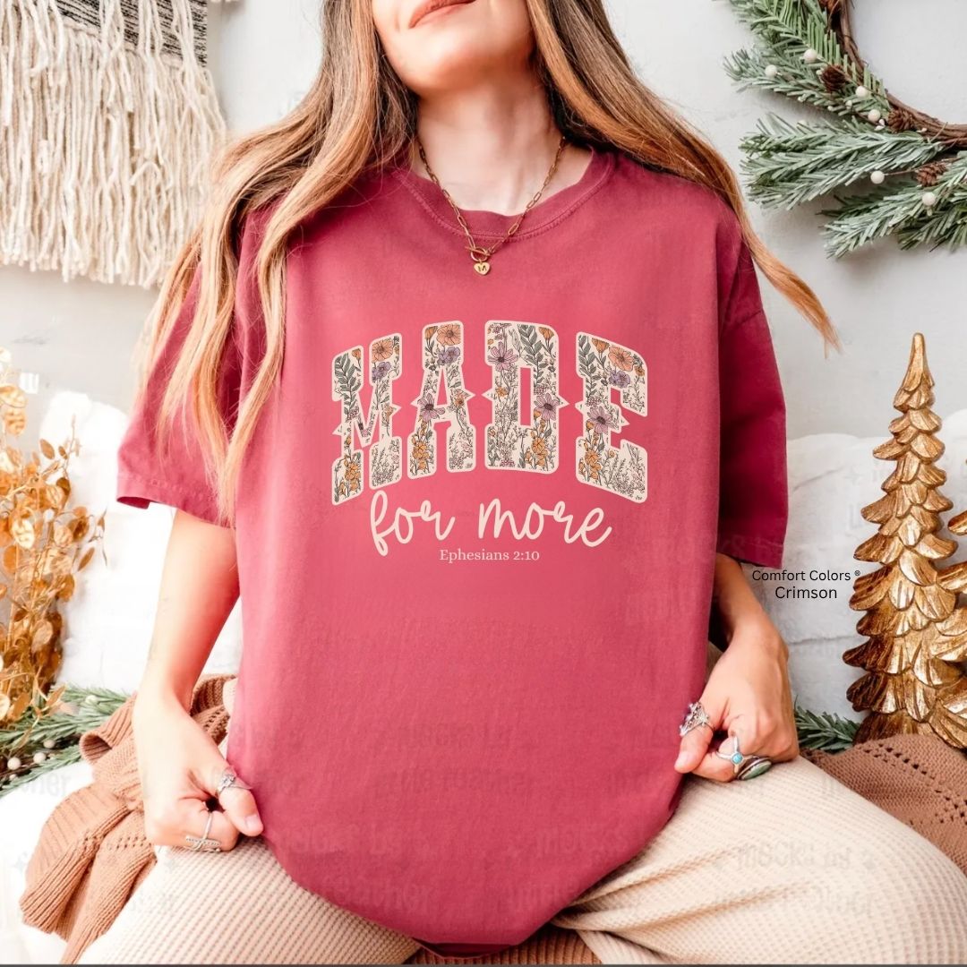 Made for More β Boho Floral Faith Tee Unisex Shirt