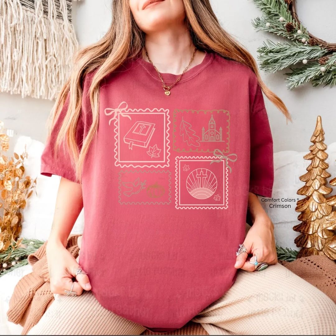 Fall Faith Stamps Unisex Tshirt