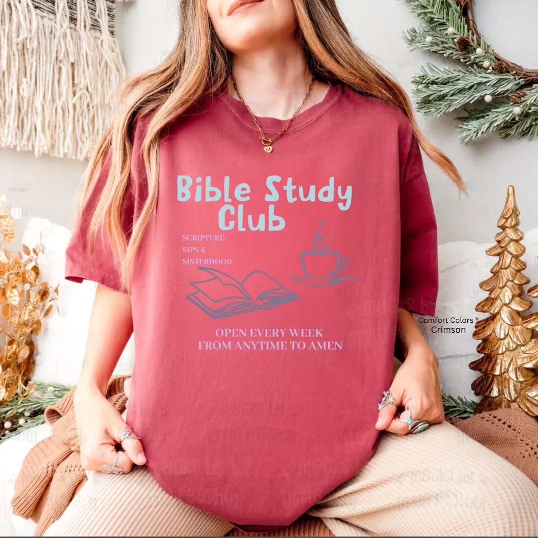 Bible Study Club Books Coffee Unisex T-shirt