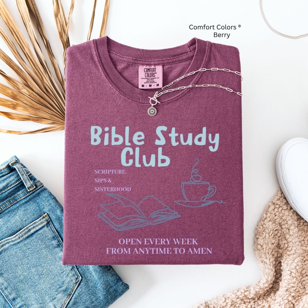 Bible Study Club Books Coffee Unisex T-shirt