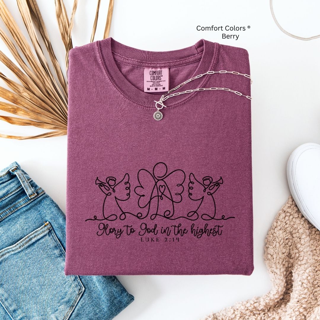 Glory to God in the Highest Angels Unisex T-shirt