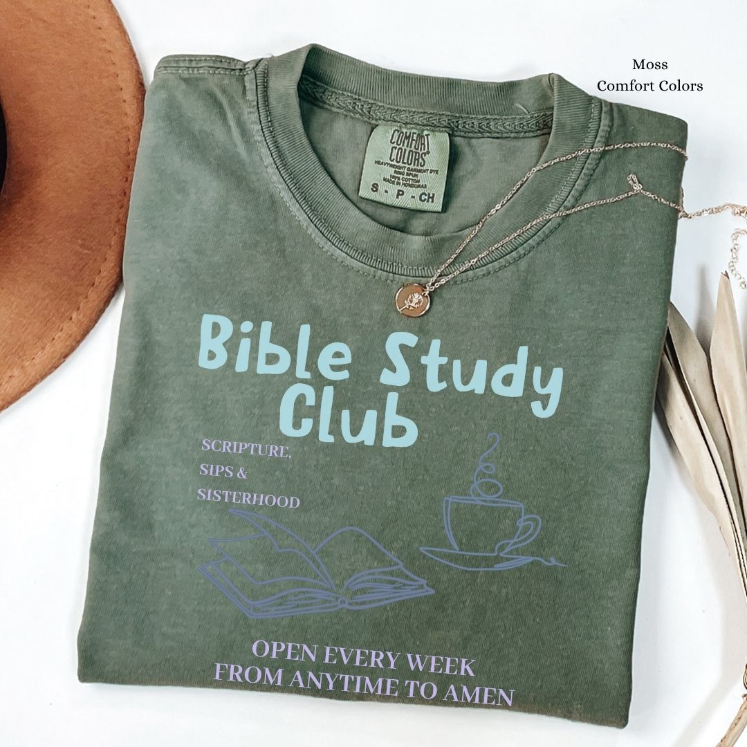 Bible Study Club Books Coffee Unisex T-shirt