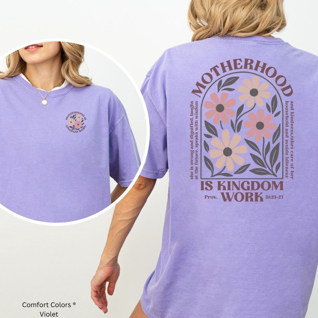 Motherhood is Kingdom Work Unisex Tshirt