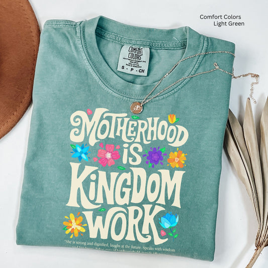 Motherhood is Kingdom Work Unisex Tshirt