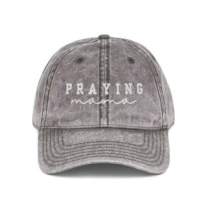 Embroidered Vintage Cap - 'Praying Mama'