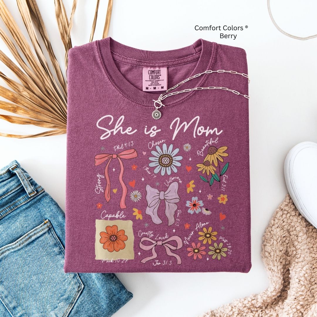 She is Mom Unisex Tshirt
