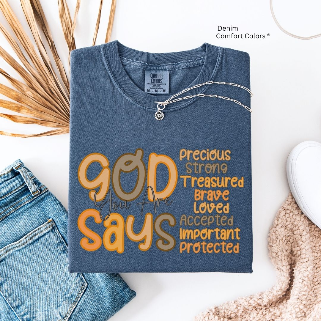 God Says You Are Fall Vibes Unisex T-Shirt -