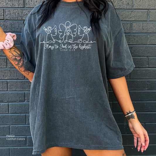 Glory to God in the Highest Angels Unisex T-shirt