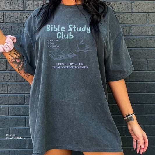 Bible Study Club Books Coffee Unisex T-shirt