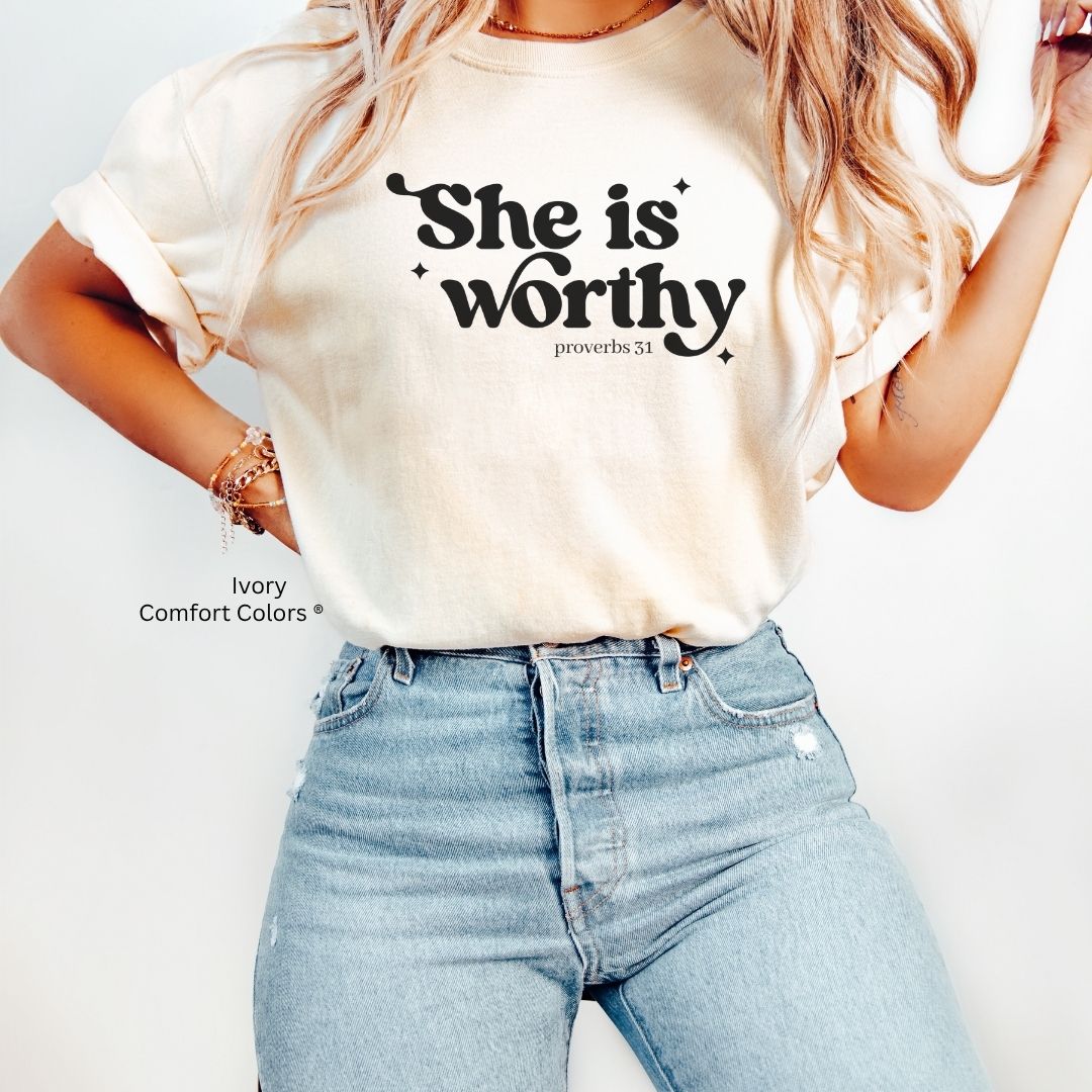 She is Worthy Unisex Tshirt