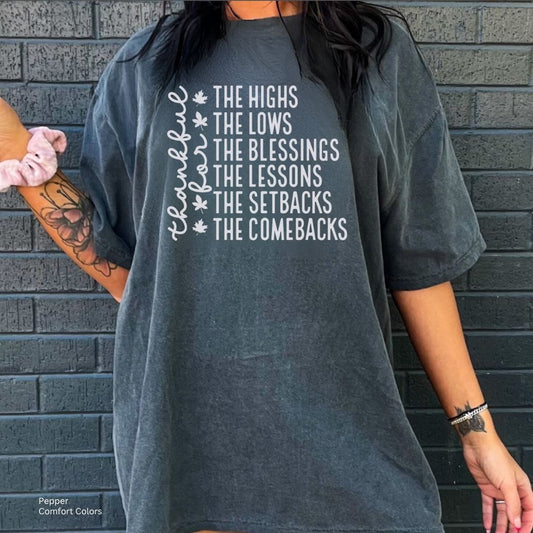 Thankful for Unisex Tshirt