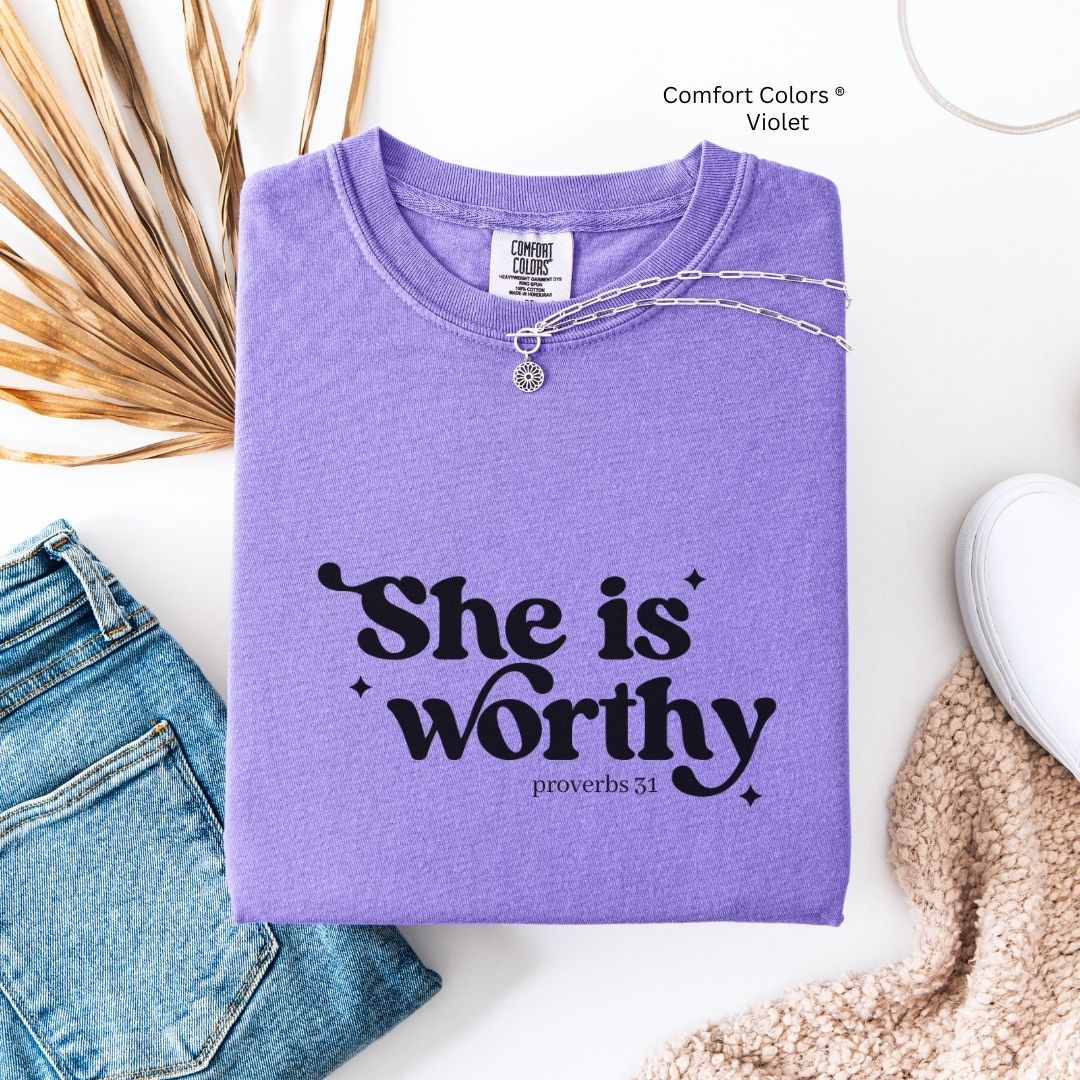 She is Worthy Unisex Tshirt