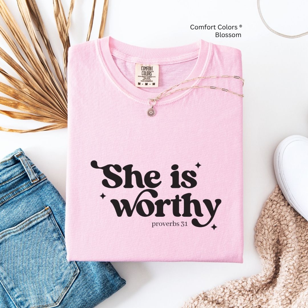 She is Worthy Unisex Tshirt