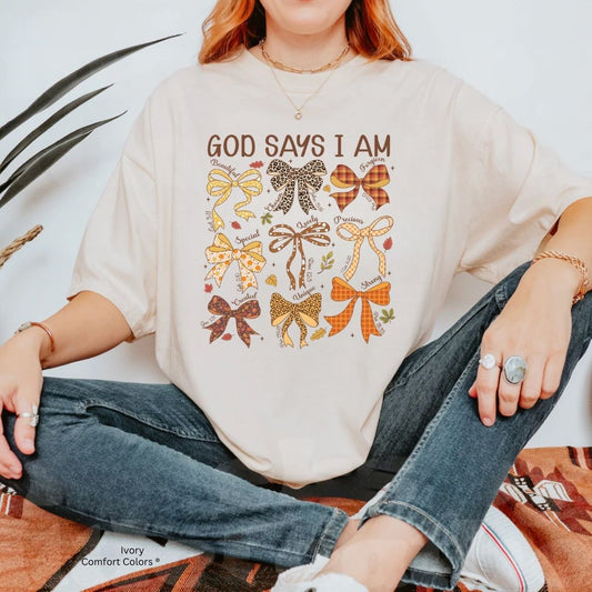 God Says I Am Unisex Tshirt