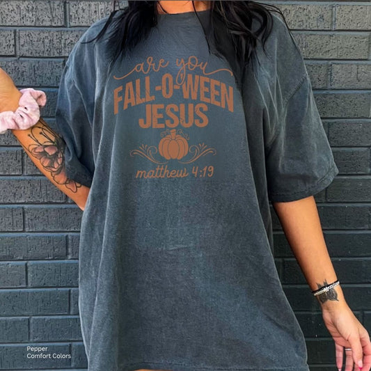 Fall-o-ween Jesus Unisex Tshirt