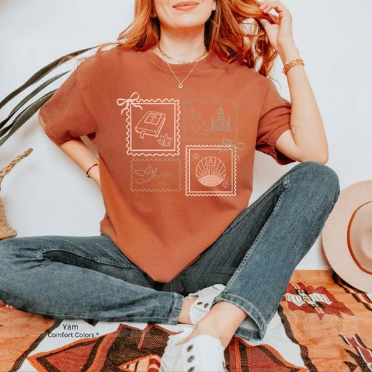 Fall Faith Stamps Unisex Tshirt