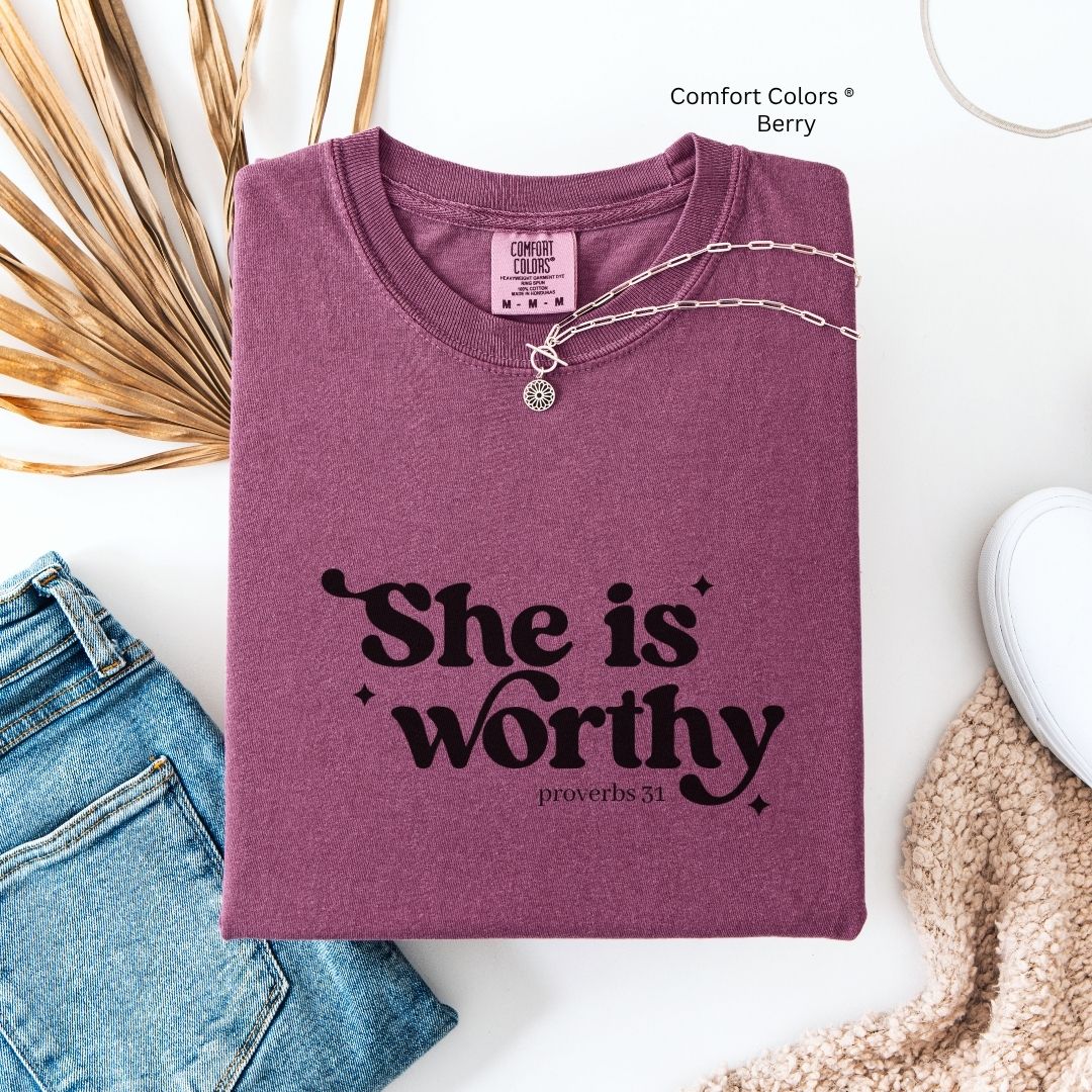 She is Worthy Unisex Tshirt