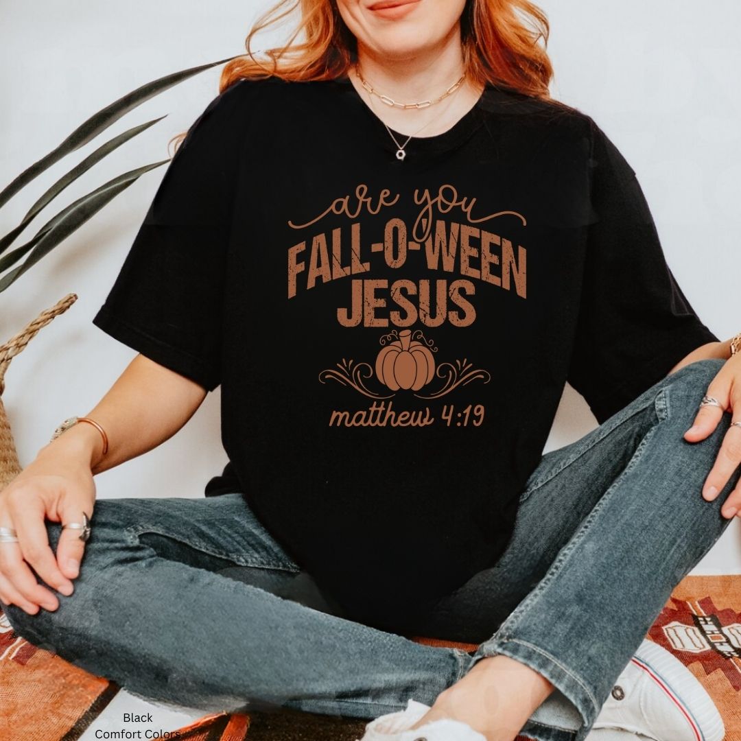 Fall-o-ween Jesus Unisex Tshirt