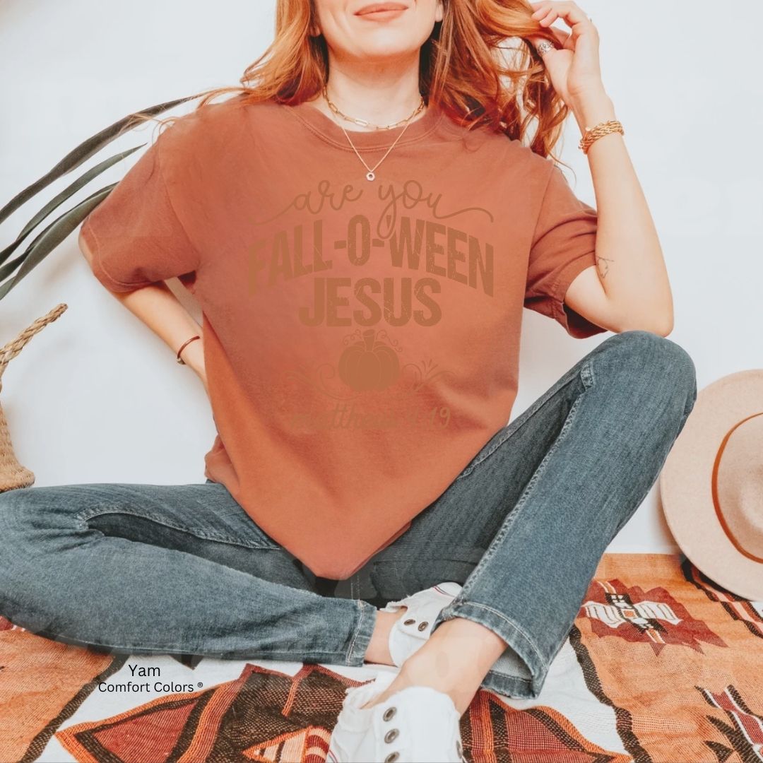 Fall-o-ween Jesus Unisex Tshirt