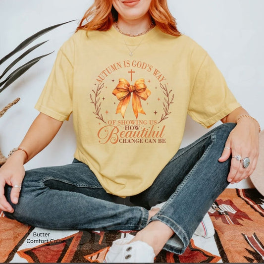 Autumn God's Way Unisex Tshirt