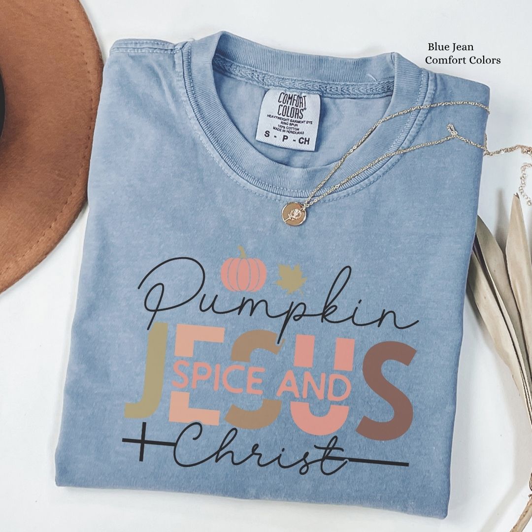 Pumpkin Spice and Jesus Unisex Tshirt