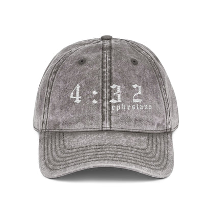 Embroidered Vintage Cap - '4:32 ephesians'