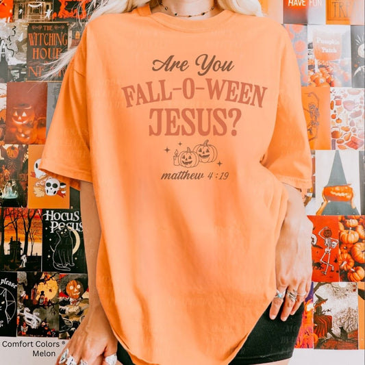Falloween Jesus Fall Unisex Tshirt
