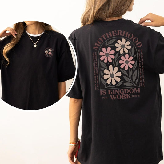 Motherhood is Kingdom Work Unisex Tshirt
