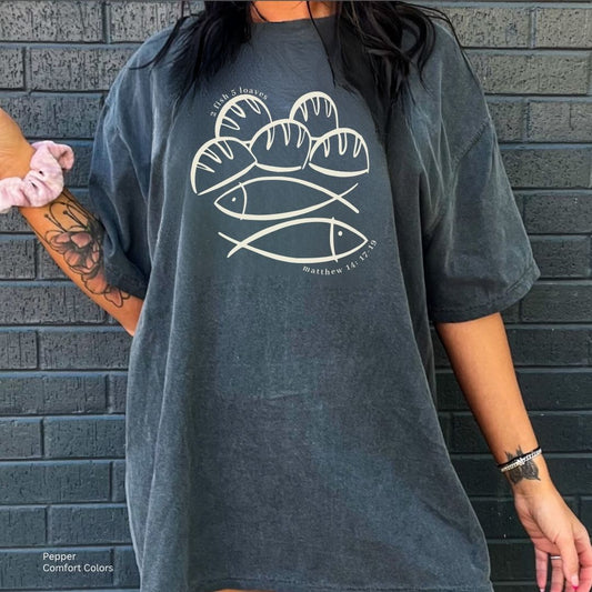 2 Fish 5 Loaves Unisex Tshirt