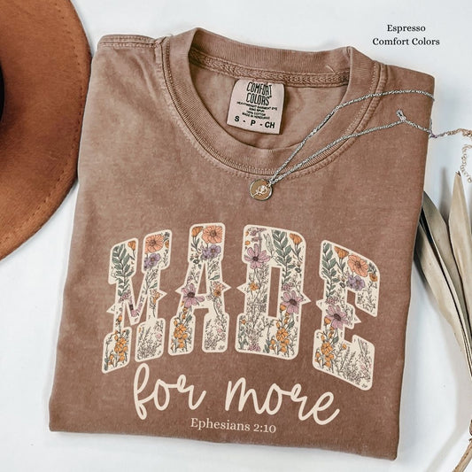 Made for More – Boho Floral Faith Tee Unisex Shirt