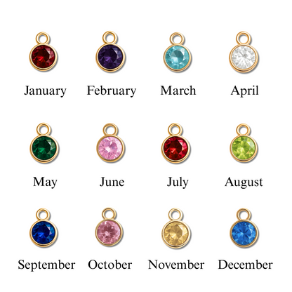 Custom Virgen Mary Coin Necklace With Birthstone